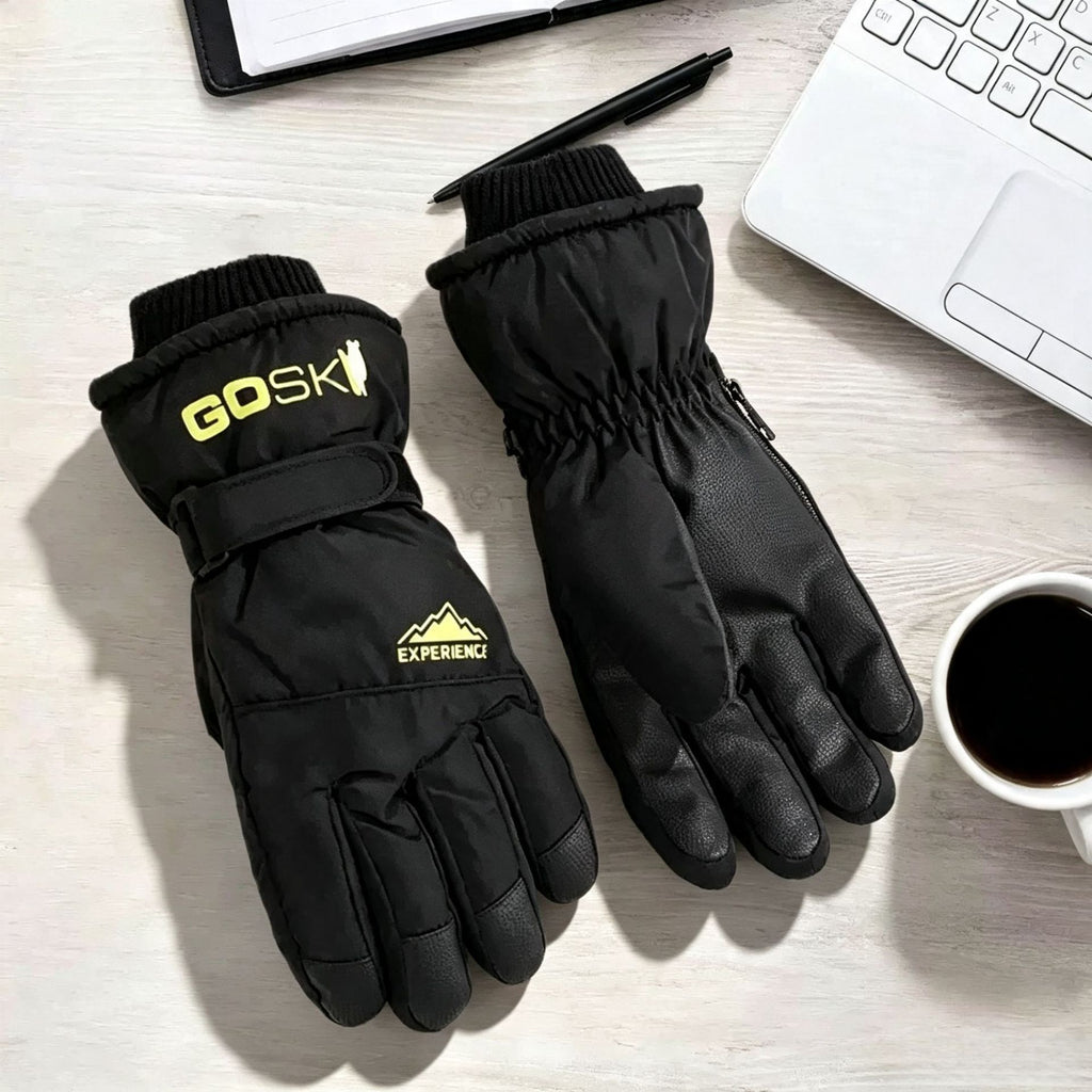 Touchscreen Ski Gloves, Water-Resistant Warm Winter Gloves for Men & Women, Non-Slip Thermal Gloves for Cycling Hiking Mountaineering
