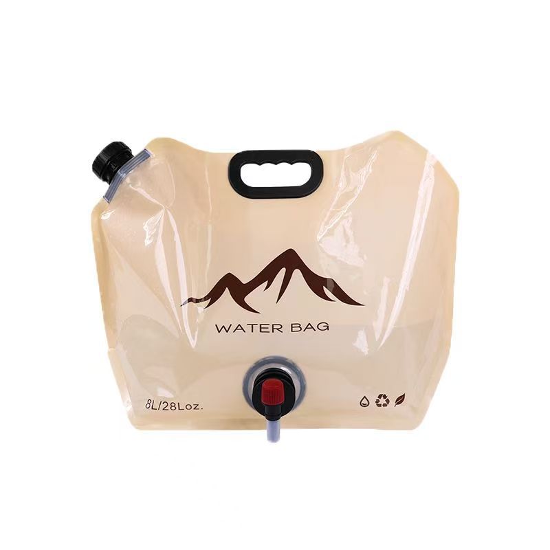 Portable Outdoor Water Bag, Thickened Foldable Large Capacity Food Grade Soft Water Storage Container for Camping Picnic