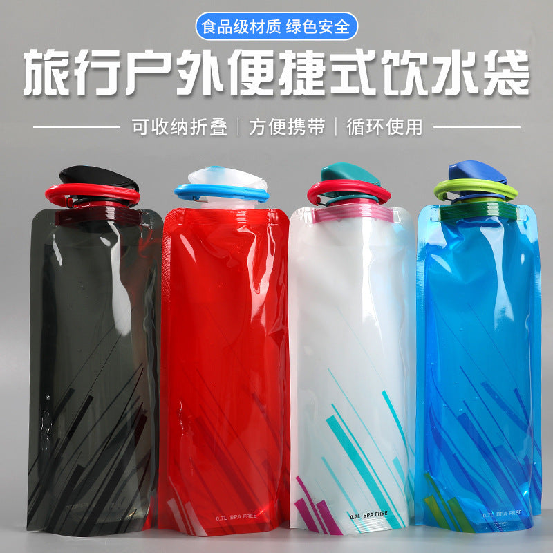 Portable Outdoor Water Bag, Thickened Foldable Large Capacity Food Grade Soft Water Storage Container for Camping Picnic（副本）
