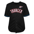 STECN OC.Thunder Black Big & Tall Pop Full-Button Stitched Jerseys