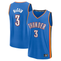 STECN OC.Thunder #3 Jared McCain Blue Fast Break Replica Stitched Jerseys - Icon Edition