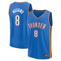 STECN OC.Thunder #8 Jalen Williams Blue Fast Break Replica Player Stitched Jerseys - Icon Edition