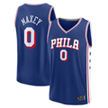 STECN P.76ers #0 Tyrese Maxey  Royal Fast Break Replica Jerseys - Icon Edition