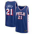STECN P.76ers #21 Joel Embiid  Royal Fast Break Replica Player Jerseys - Icon Edition