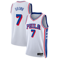 STECN P.76ers #7 White Swingman Jerseys - Association Edition
