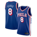 STECN P.76ers #8 Paul George Royal 2024 Offseason Addition Swingman Jerseys