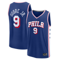 STECN P.76ers #9 Kelly Oubre Jr.  Blue Fast Break Jerseys - Icon Edition