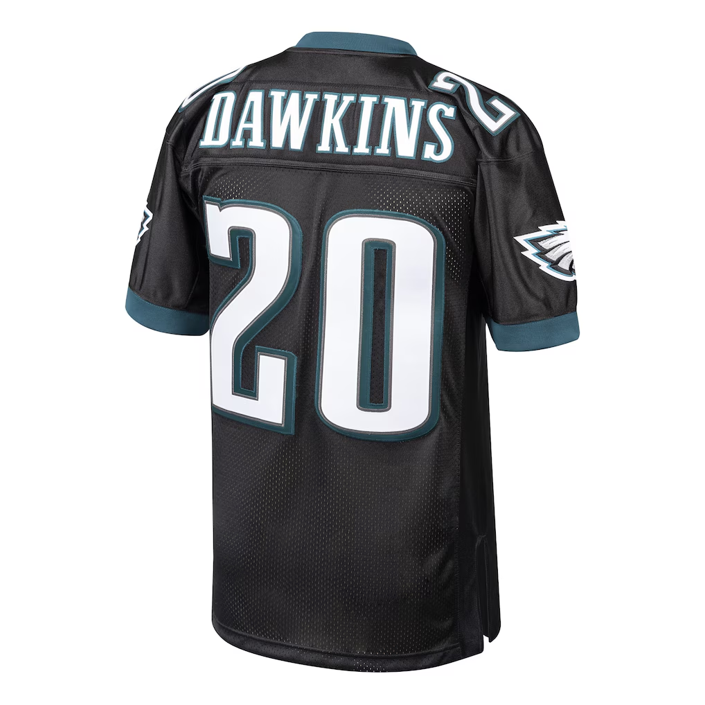 STECN P.Eagles 2003 #20 Brian Dawkins Mitchell & Ness Black Authentic Throwback Retired Player  Stitched Puhic Jersey