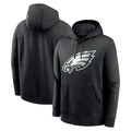 STECN P.Eagles Black LOGO Pullover Hoodies Home Game Stitched Jerseys