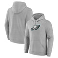 STECN P.Eagles Gray LOGO Pullover Hoodies Home Game Blank Player Stitched Jerseys