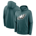 STECN P.Eagles Midnight Green Performance Pullover Hoodies Home Game Blank Player Stitched Jerseys