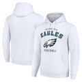 STECN P.Eagles White Pullover Hoodies Home Game Blank Player Stitched Jerseys