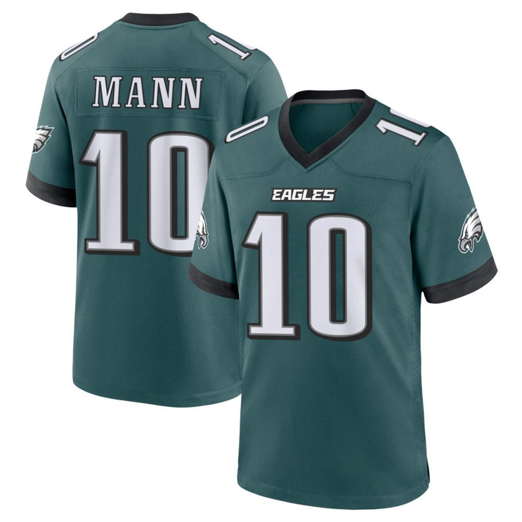 STECN P.Eagles #10 Braden Mann Player Green Home Game Stitched Jerseys