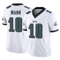 STECN P.Eagles #10 Braden Mann Player White Limited Vapor F.U.S.E. Home Game Stitched Jerseys