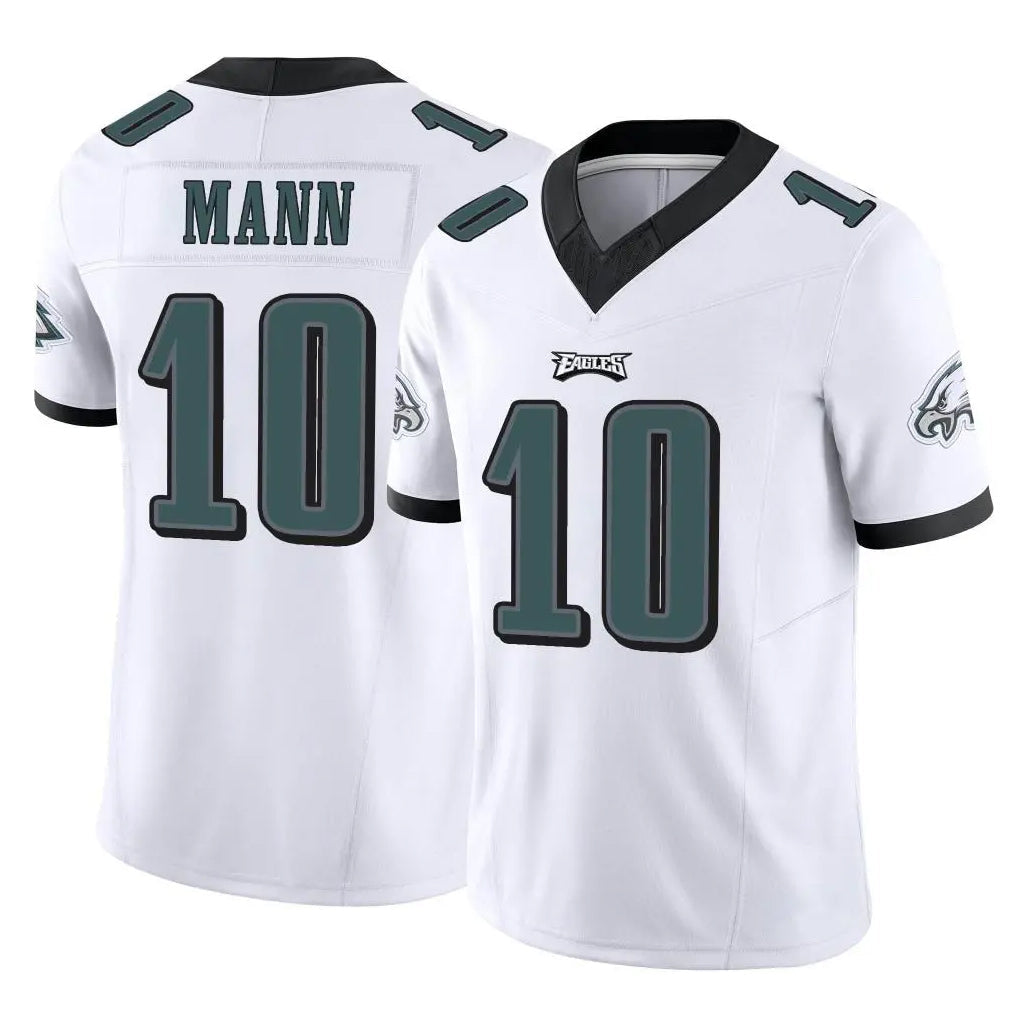STECN P.Eagles #10 Braden Mann Player White Limited Vapor F.U.S.E. Home Game Stitched Jerseys