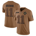 STECN P.Eagles #11 A.J. Brown Player Brown Salute To Service Limited Stitched Jerseys