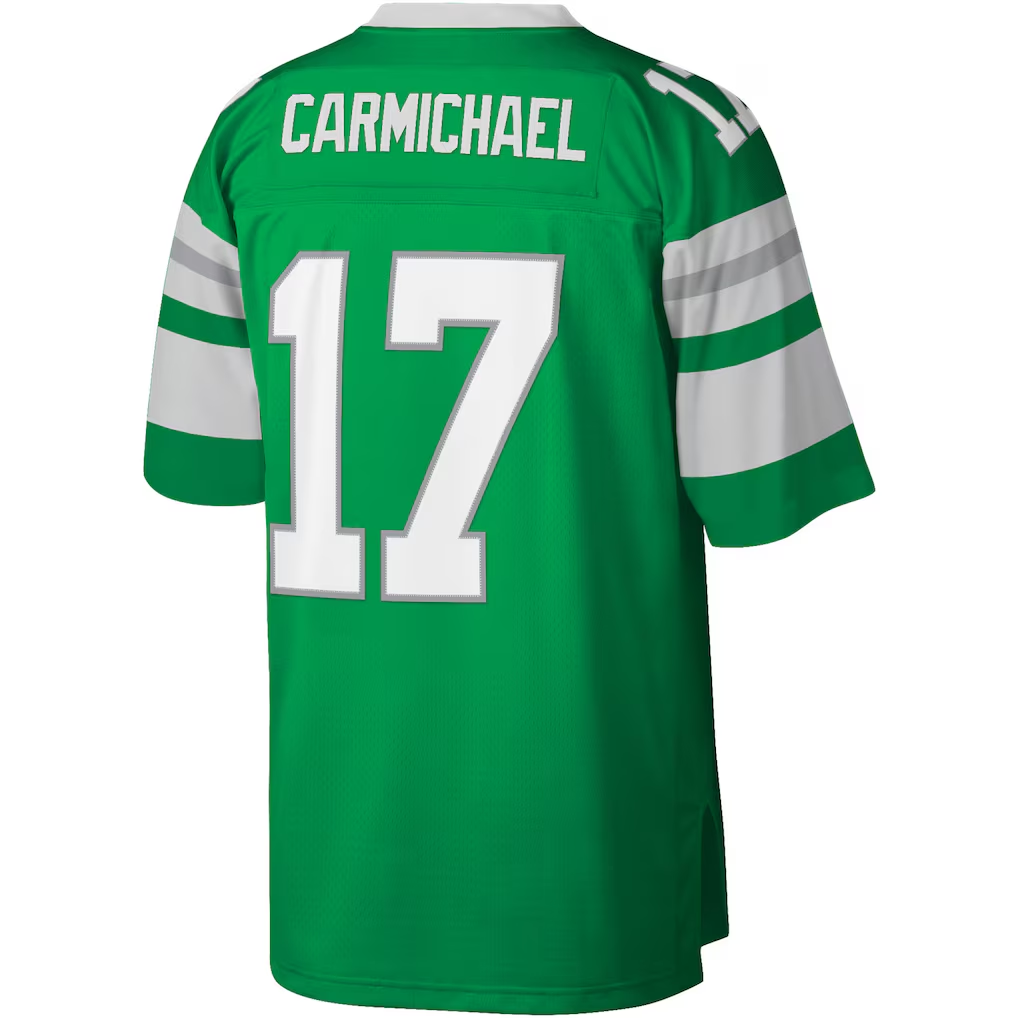 STECN P.Eagles #17 Harold Carmichael Mitchell & Ness Kelly Green Legacy Replica Stitched Puhic Jersey