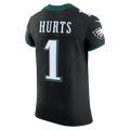 STECNP.Eagles #1 Jalen Hurts Black Alternate Vapor F.U.S.E. Elite Stitched Jerseys