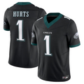 STECN P.Eagles #1 Jalen Hurts Player Black Vapor F.U.S.E. Limited Stitched Jerseys