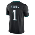 STECN P.Eagles #1 Jalen Hurts Player Limited Black Vapor F.U.S.E. Stitched Jerseys
