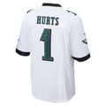 STECN P.Eagles #1 Jalen Hurts Player White Game Stitched Jersey