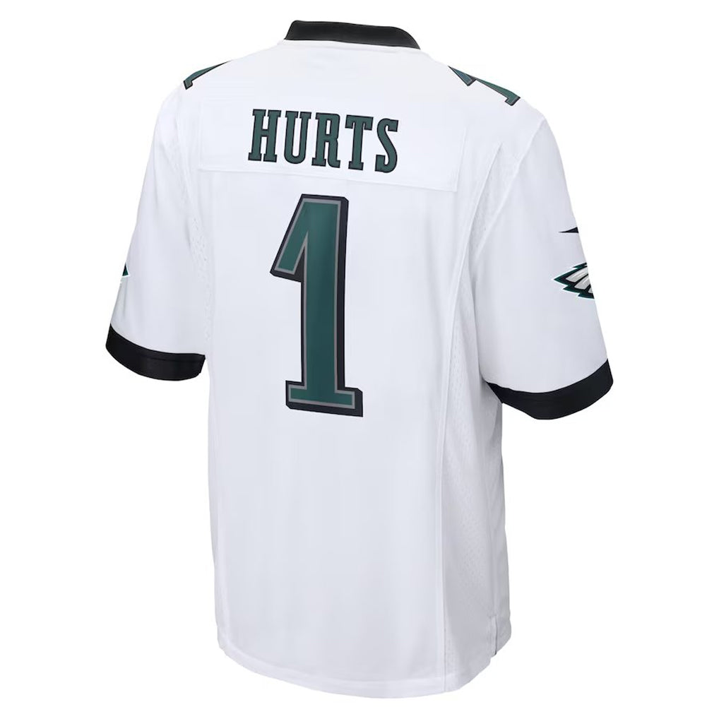 STECN P.Eagles #1 Jalen Hurts Player White Game Stitched Jersey