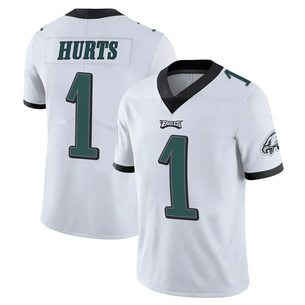STECN P.Eagles #1 Jalen Hurts Player White Limited Vapor Untouchable Home Game Stitched Jerseys