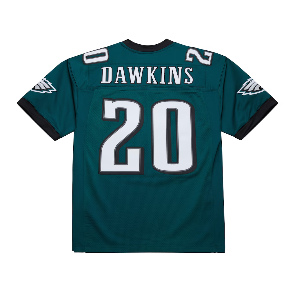 STECN P.Eagles #20 Brian Dawkins Mitchell & Ness Green 2007 Authentic Throwback Retired Player Stitched Puhic Jersey