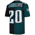 STECN P.Eagles #20 Brian Dawkins Mitchell & Ness Midnight Green-Black Split Legacy Replica Stitched Jerseys