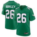 STECN P.Eagles #26 Saquon Barkley Green Alternate Game Stitched American Stitched Jerseys