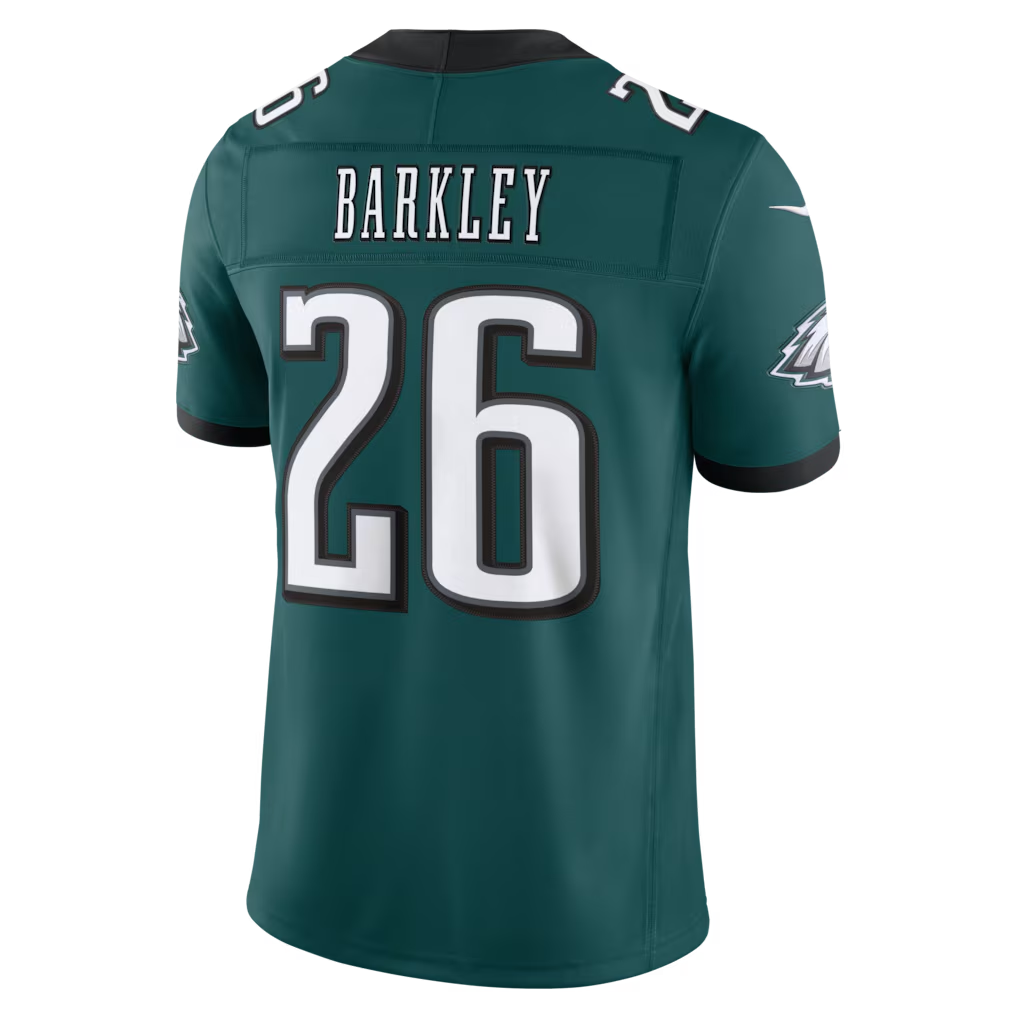 STECN P.Eagles #26 Saquon Barkley Midnight Green Team Vapor F.U.S.E. Stitched Limited Jerseys