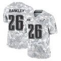 STECN P.Eagles #26 Saquon Barkley Player Arctic Camo Salute to Service Limited Game Stitched Jerseys