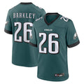 STECN P.Eagles #26 Saquon Barkley Player Midnight Green Game Stitched Jerseys