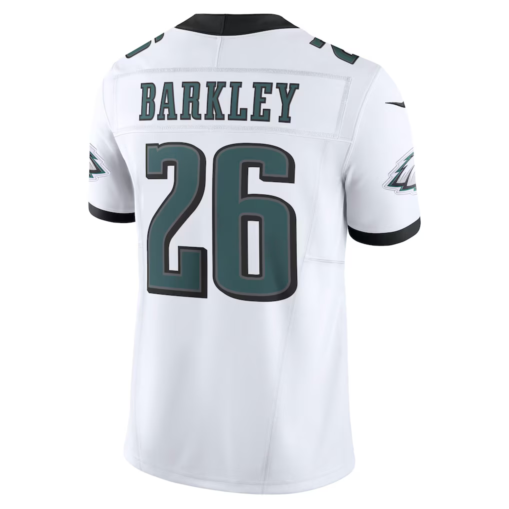 STECN P.Eagles #26 Saquon Barkley White Vapor F.U.S.E. Limited Stitched Jerseys