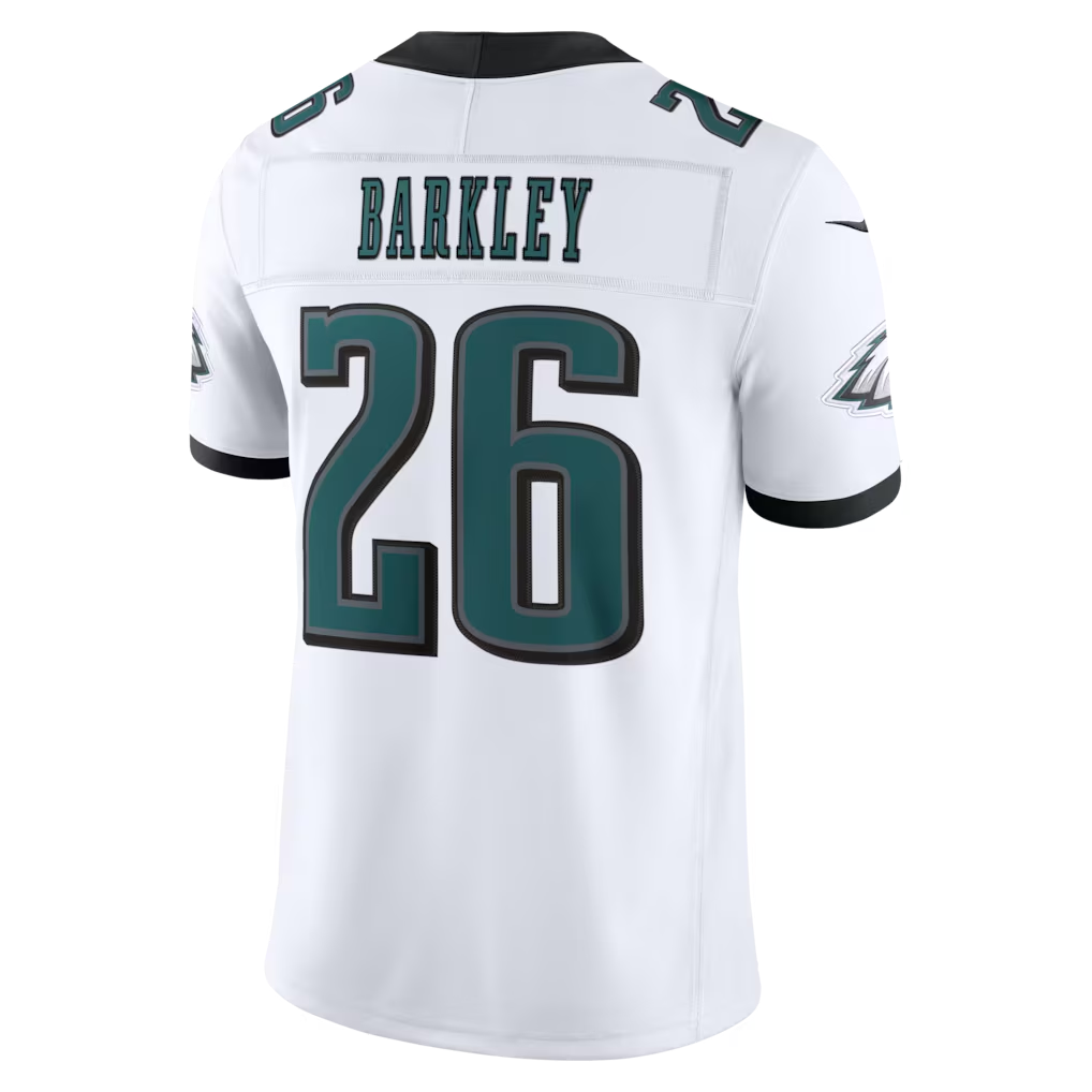 STECN P.Eagles #26 Saquon Barkley White Vapor F.U.S.E. Stitched Limited Jerseys