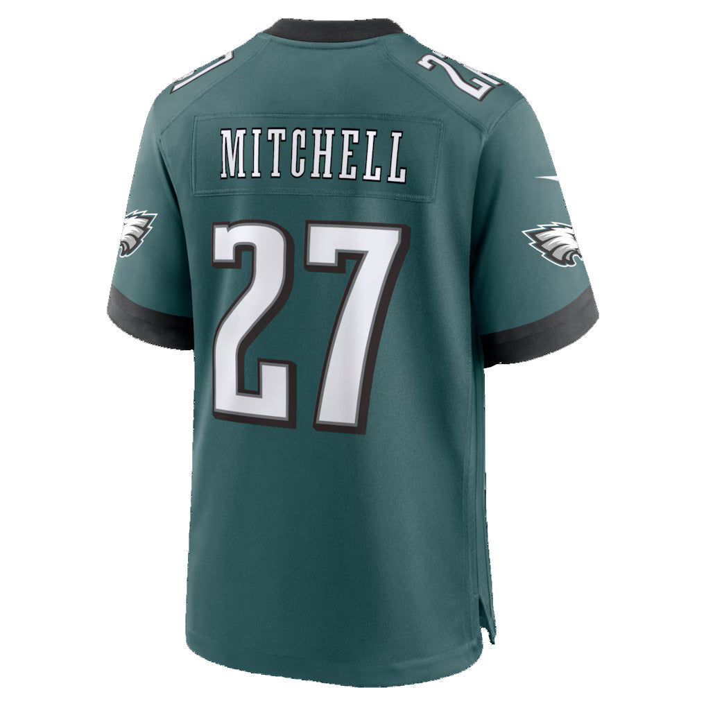 STECN P.Eagles #27 Quinyon Mitchell Midnight Green Team Game Stitched Jerseys