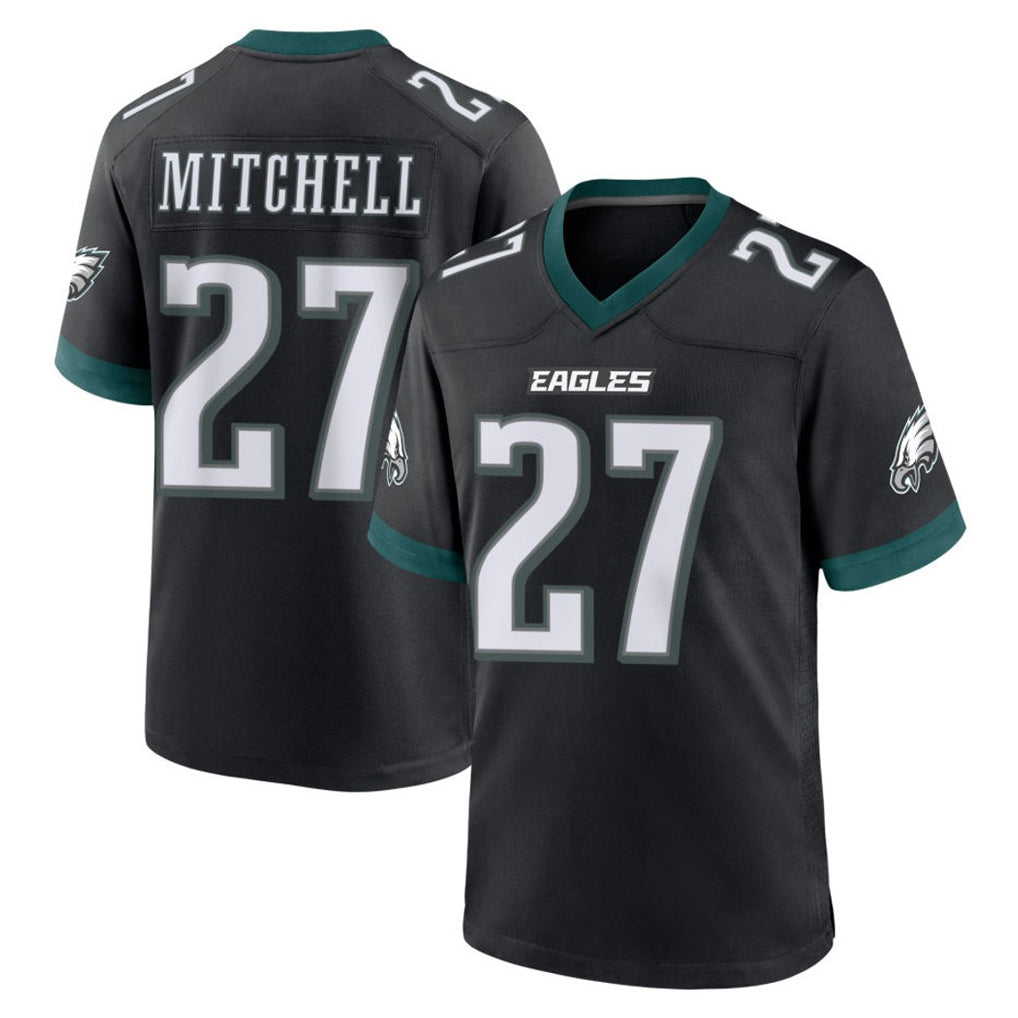 STECN P.Eagles #27 Quinyon Mitchell Player Black Game Home Stitched Jerseys