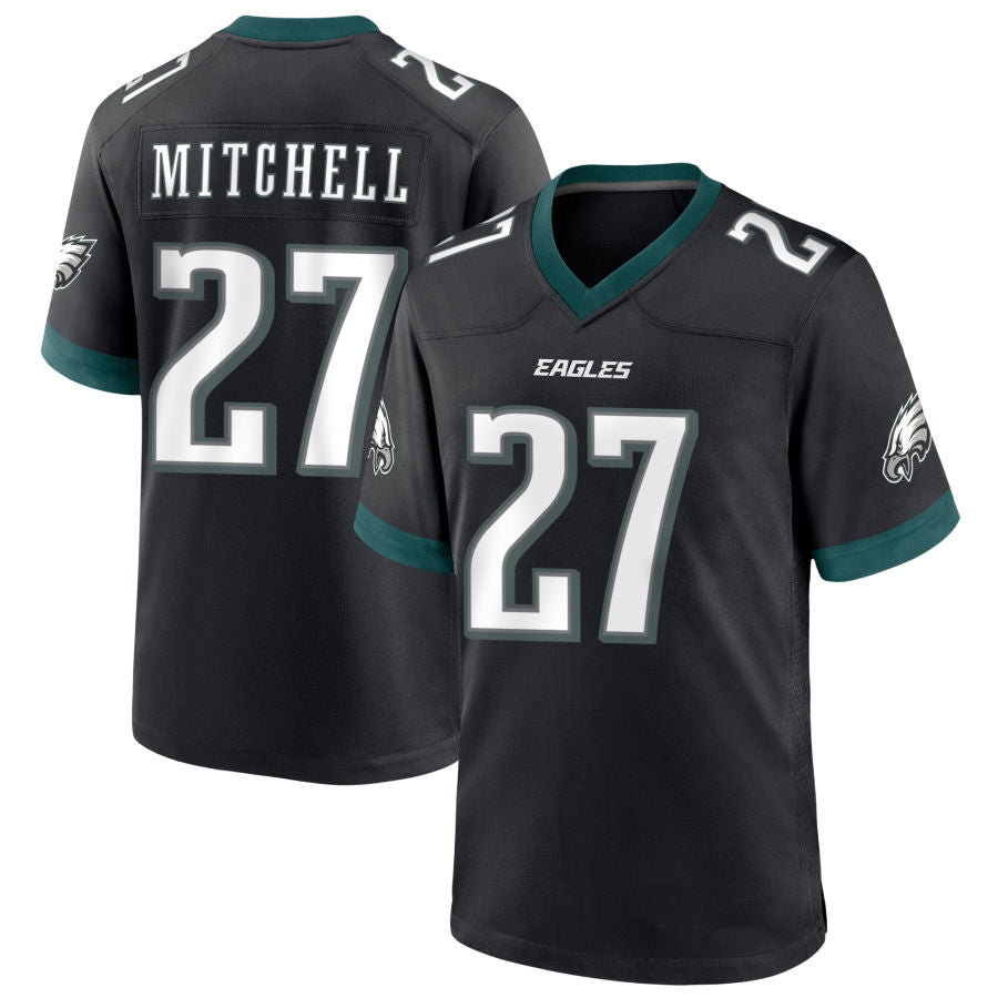 STECN P.Eagles #27 Quinyon Mitchell Player Black Home Game Stitched Jerseys