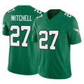 STECN P.Eagles #27 Quinyon Mitchell Player Green Kelly Alternate Vapor F.U.S.E. Home Game Stitched Jerseys