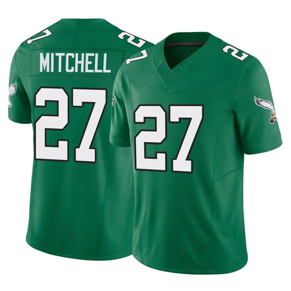 STECN P.Eagles #27 Quinyon Mitchell Player Green Kelly Alternate Vapor F.U.S.E. Home Game Stitched Jerseys