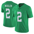 STECN P.Eagles #2 Riq Woolen Player Green Limited Vapor Untouchable Home Game Stitched Jerseys