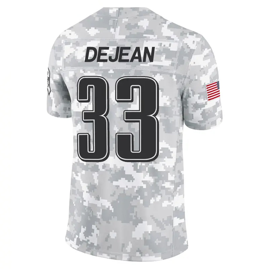 STECN P.Eagles #33 Cooper DeJean Player Arctic Camo Salute to Service Limited Stitched Jerseys