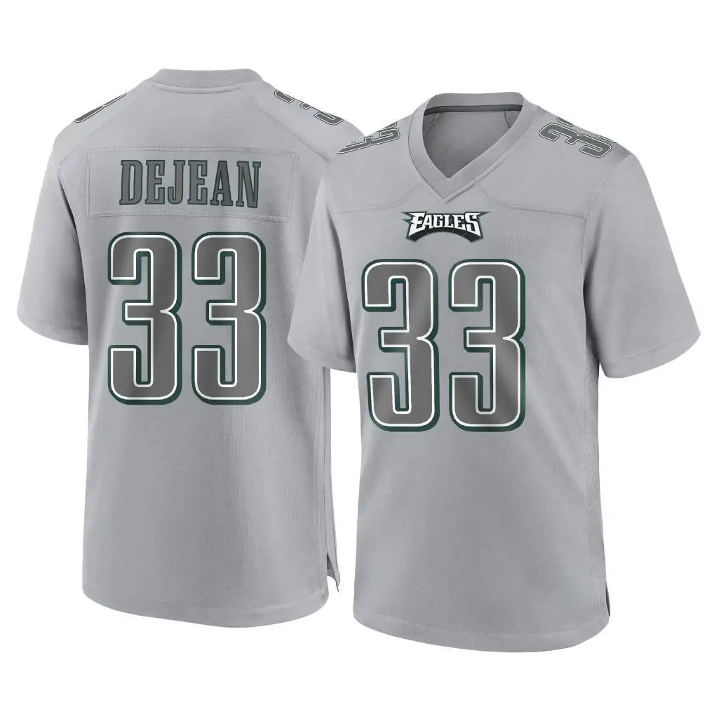 STECN P.Eagles #33 Cooper DeJean Player Gray Atmosphere Fashion Home Game Stitched Jerseys