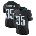 STECN P.Eagles #35 Michael Carter II Player Black Limited Vapor Untouchable Home Game Stitched Jerseys