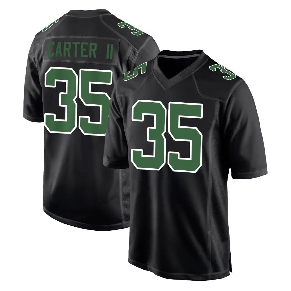 STECN P.Eagles #35 Michael Carter II Player Carbon Green Fashion Home Game Stitched Jerseys