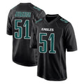 STECN P.Eagles #51 Cam Jurgens Player Carbon Black Fashion Home Game Stitched Jerseys