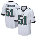 STECN P.Eagles #51 Cam Jurgens Player White Home Game Stitched Jerseys