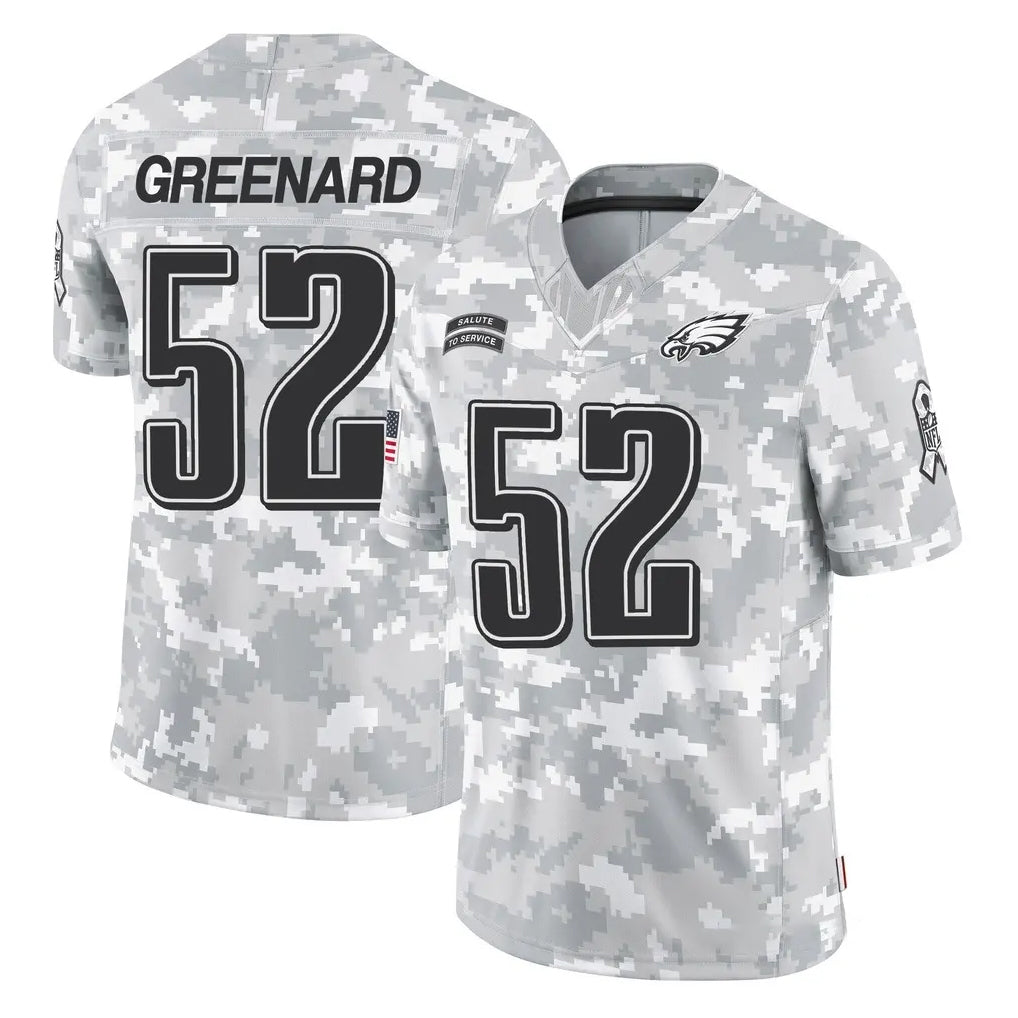 STECN P.Eagles #52 Jonathan Greenard Player Arctic Camo Salute to Service Limited Game Stitched Jerseys