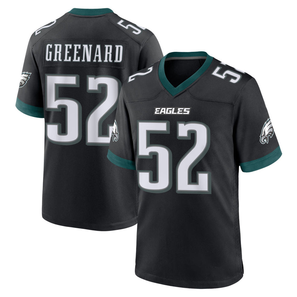 STECN P.Eagles #52 Jonathan Greenard Player Black Game Home Stitched Jerseys
