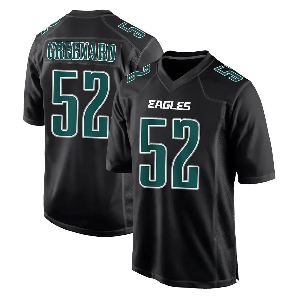 STECN P.Eagles #52 Jonathan Greenard Player Carbon Black Fashion Home Game Stitched Jerseys